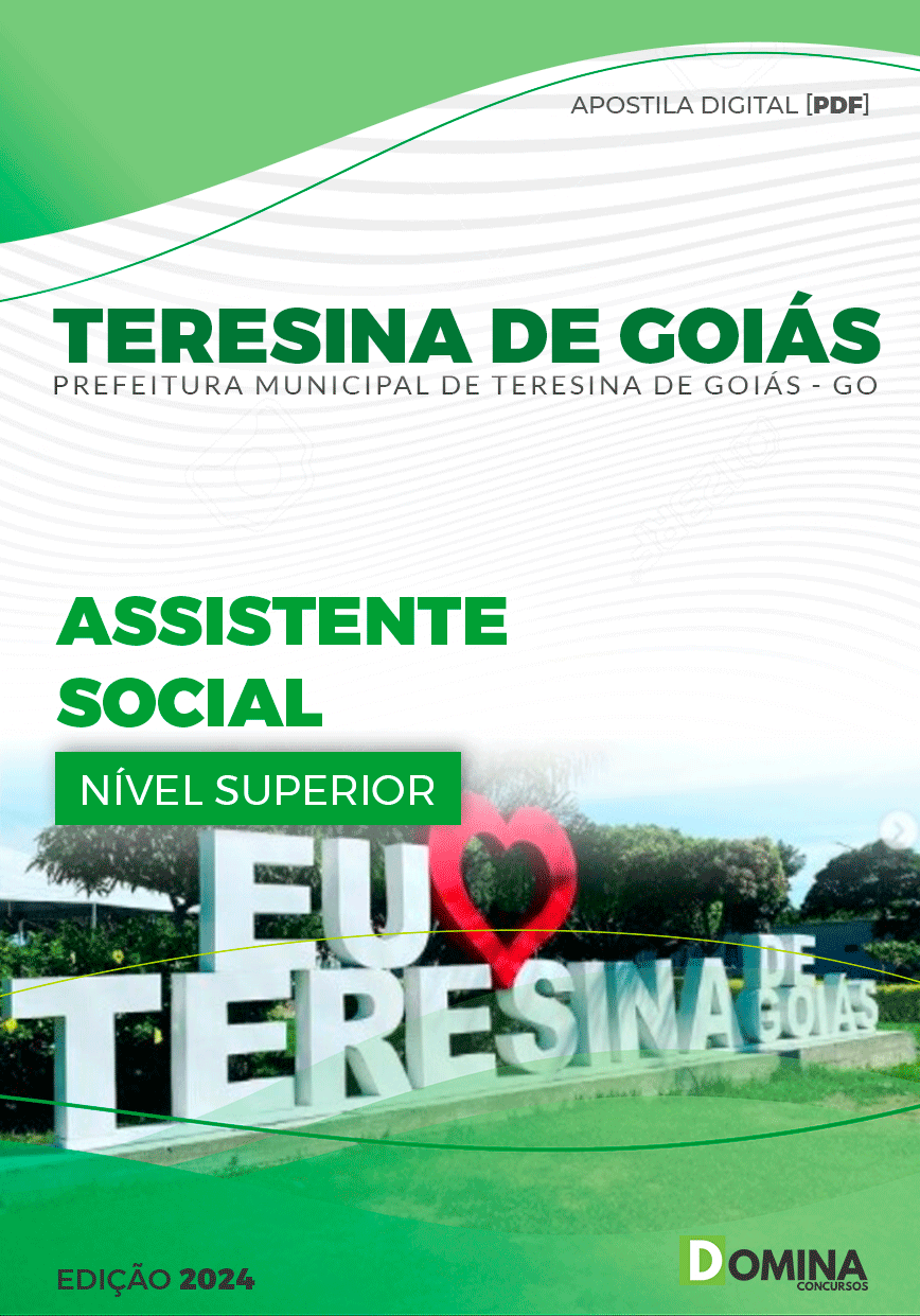 Apostila Assistente Social Teresina de Goiás GO 2024