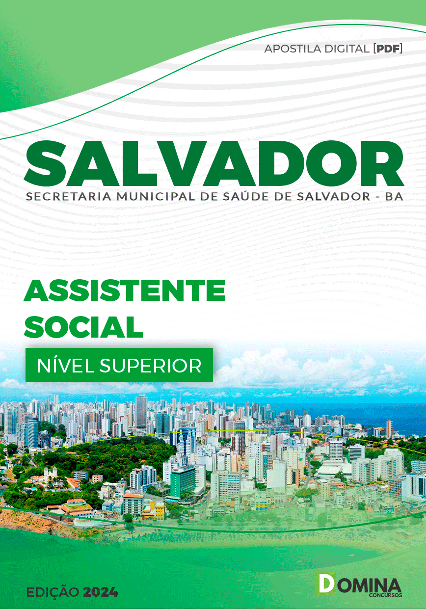 Apostila SMS Salvador BA 2024 Profissional Atend Integrado Assistente Social