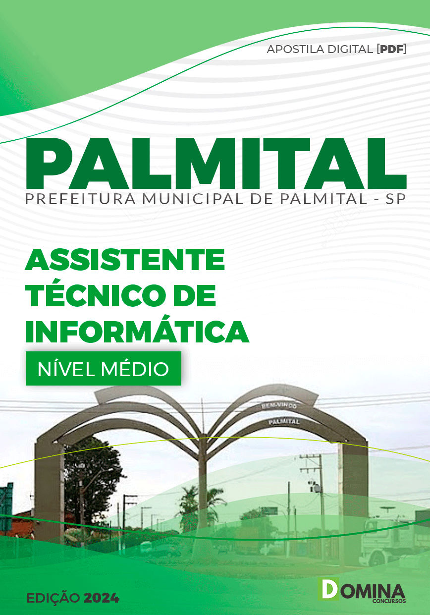 Apostila Palmital SP 2024 Assistente Técnico De Informática