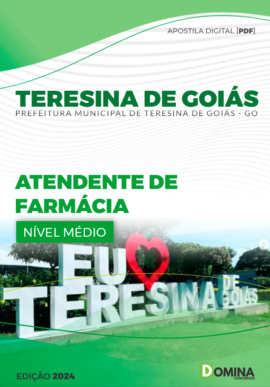 Apostila Atendente de Farmácia Teresina de Goiás GO 2024