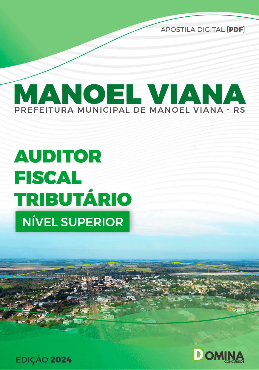 Apostila Auditor Fiscal Tributário Manoel Viana RS 2024