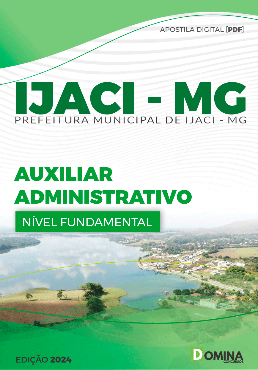 Apostila Ijaci MG 2024 Assistente Administrativo