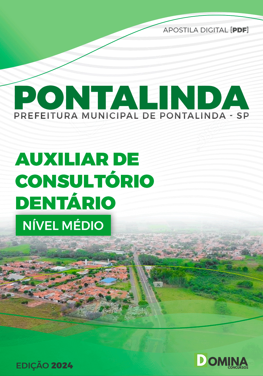 Apostila Auxiliar de Consultório Dentário Pontalinda SP 2024
