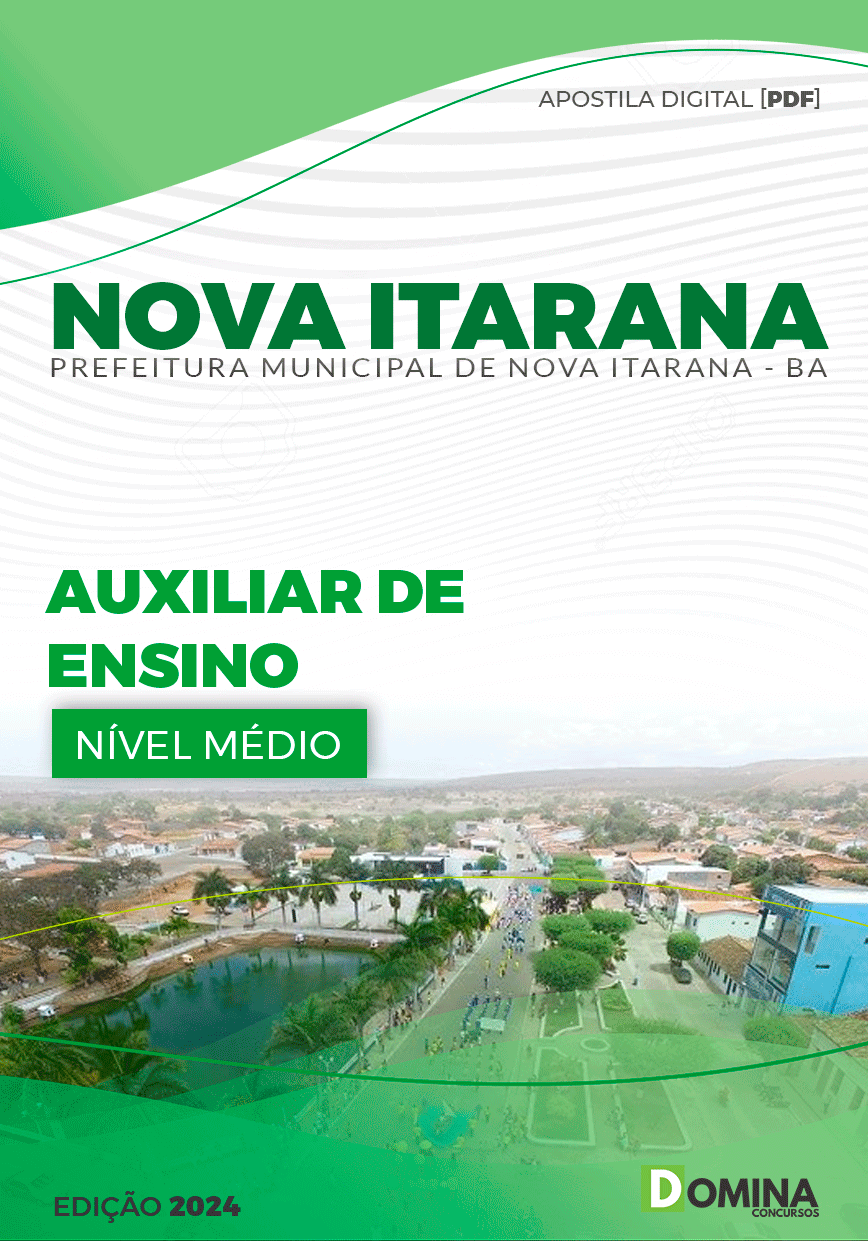 Apostila Auxiliar de Ensino Nova Itarana BA 2024
