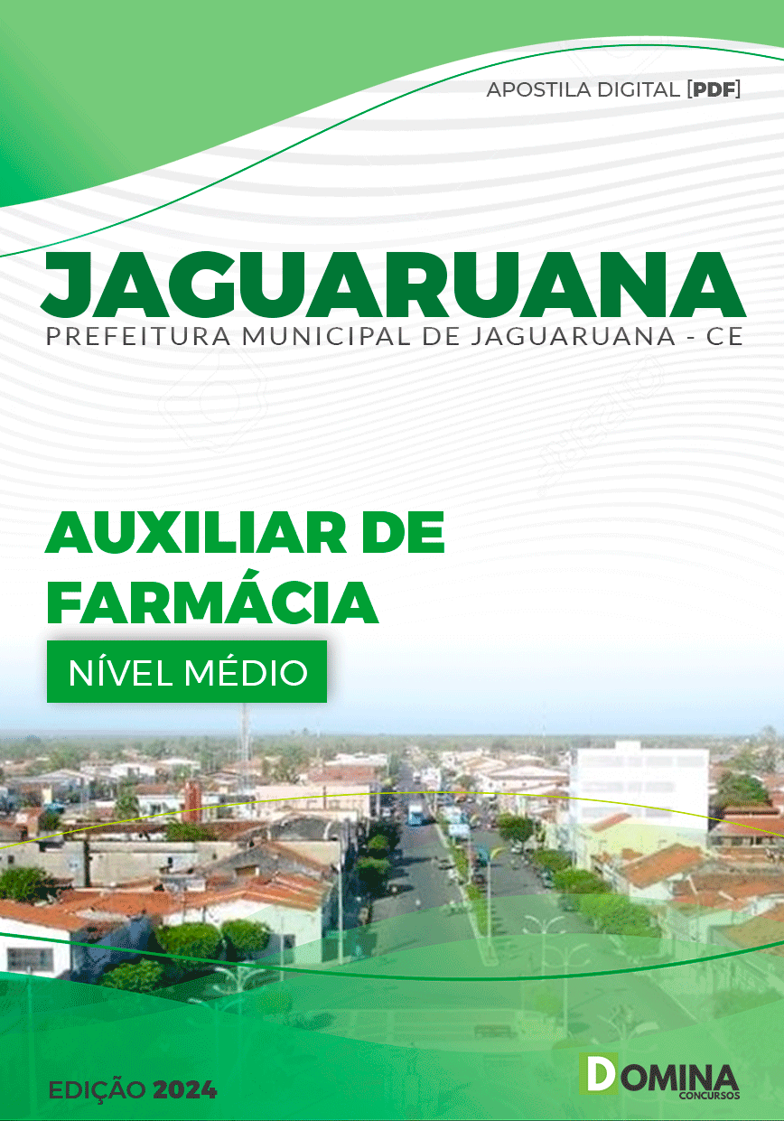 Apostila Auxiliar de Farmácia Jaguaruana CE 2024