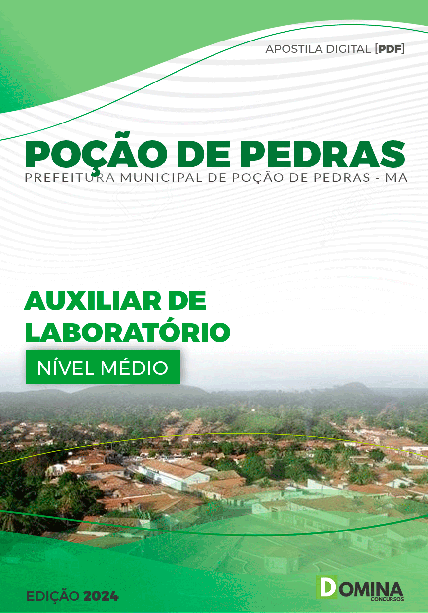 Apostila Auxiliar de Laboratório Poção de Pedras MA 2024