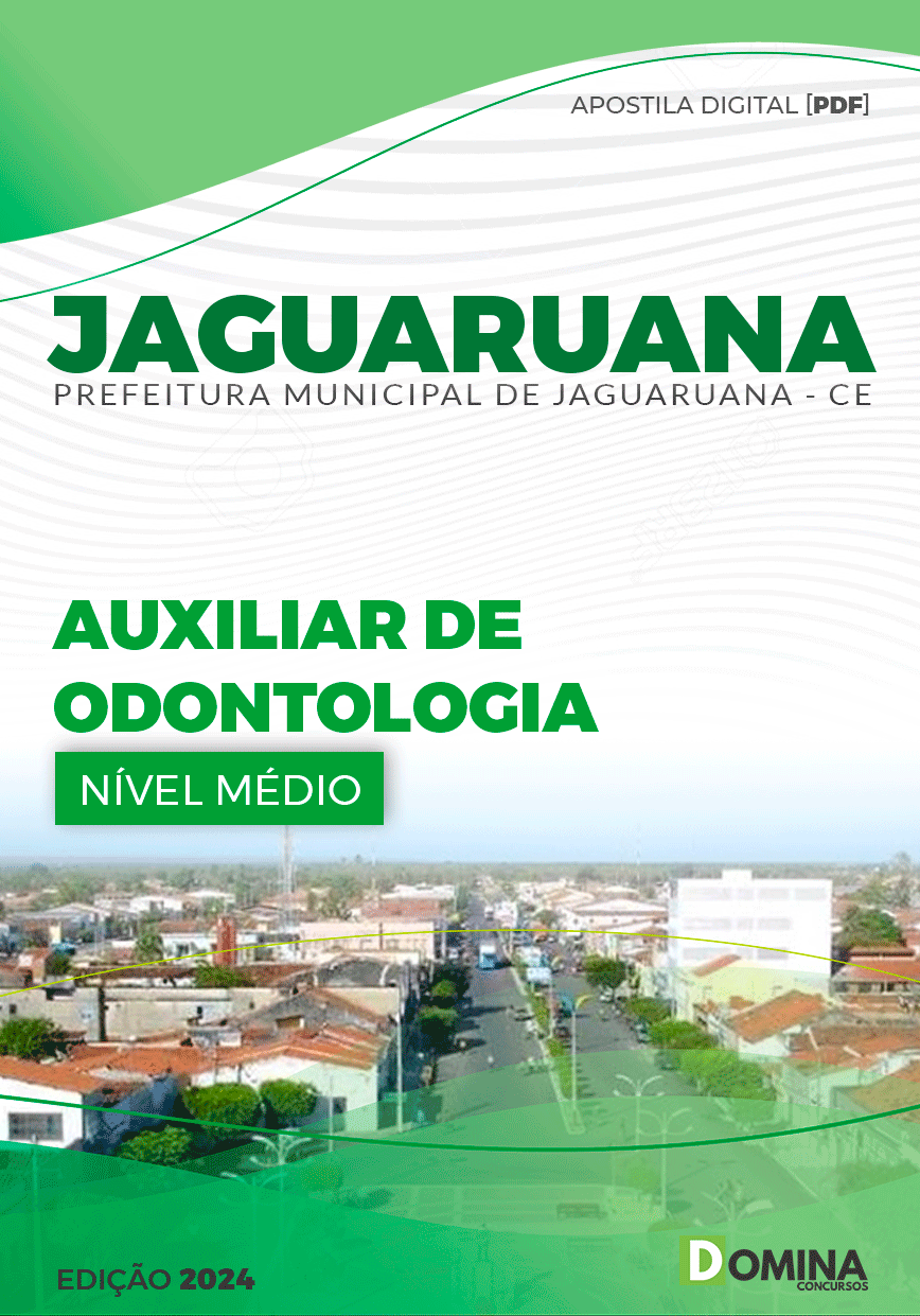 Apostila Auxiliar de Odontologia Jaguaruana CE 2024
