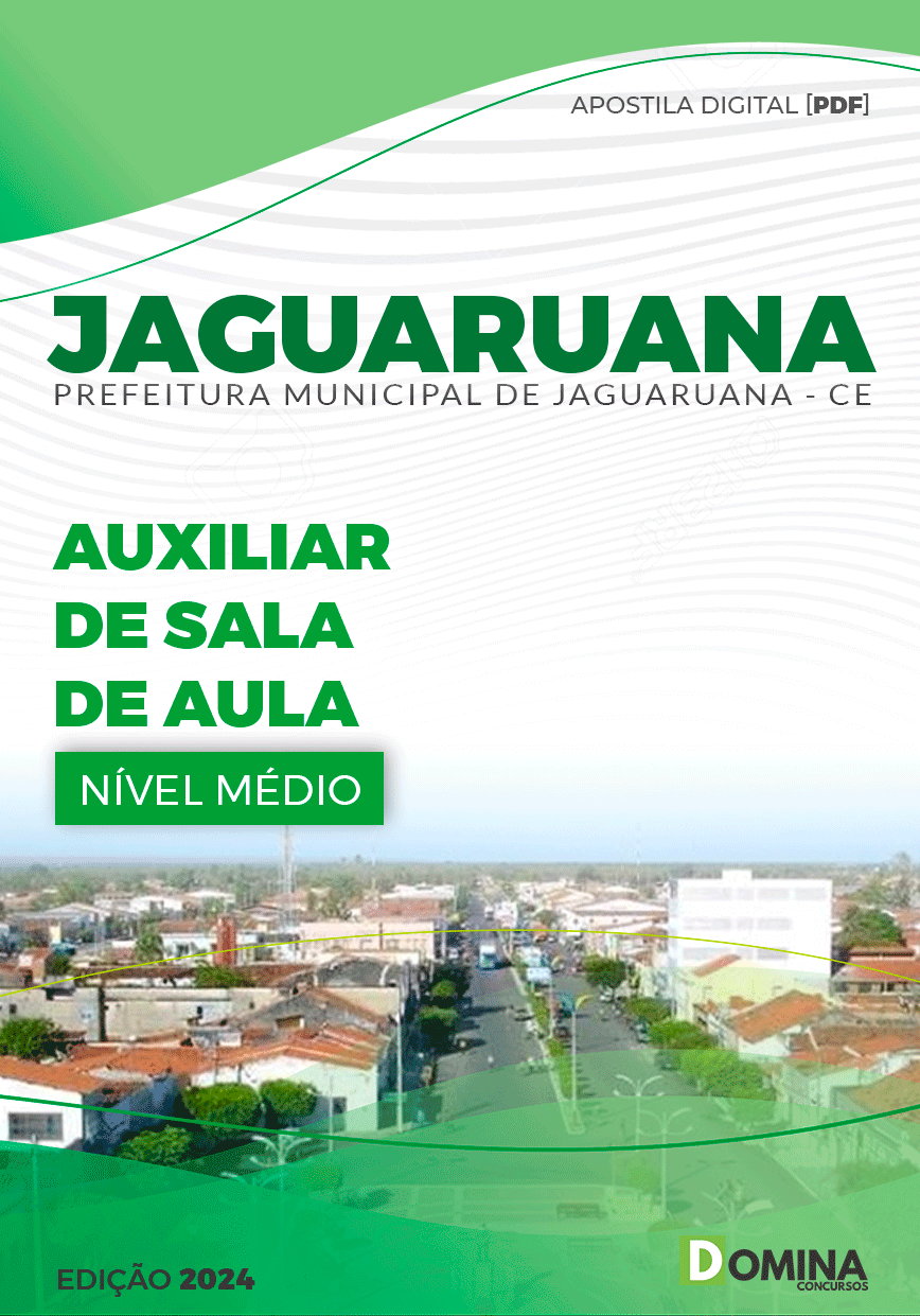 Apostila Auxiliar de Sala de Aula Jaguaruana CE 2024