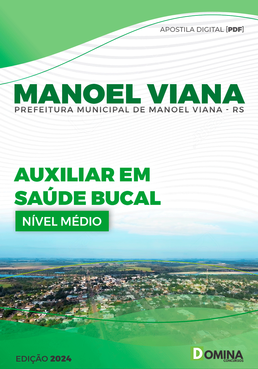 Apostila Auxiliar de Saúde Bucal Manoel Viana RS 2024