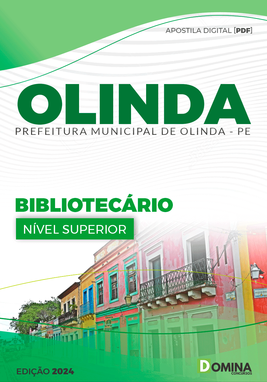 Apostila Olinda PE 2024 Bibliotecário