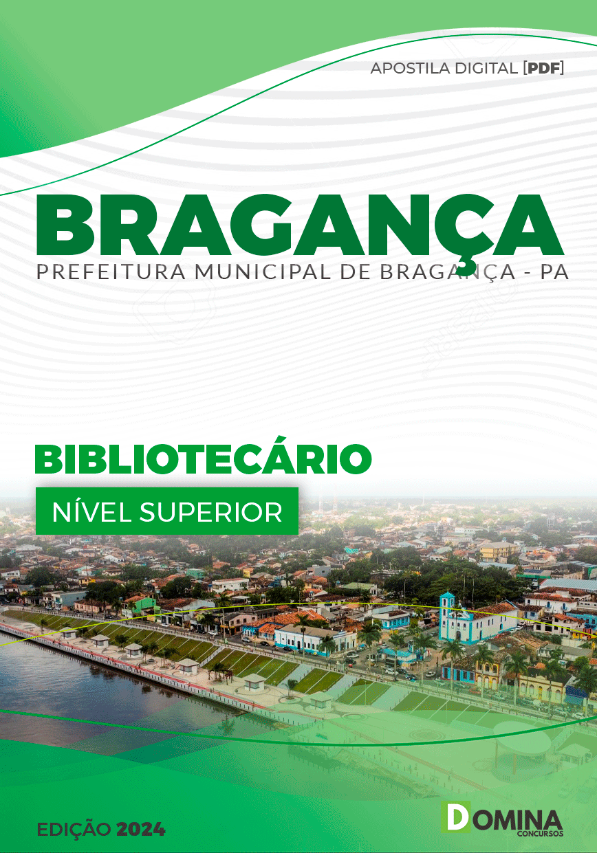 Apostila Prefeitura Bragança PA 2024 Bibliotecário
