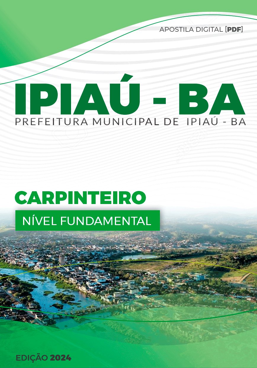 Apostila Ipiaú BA 2024 Carpinteiro