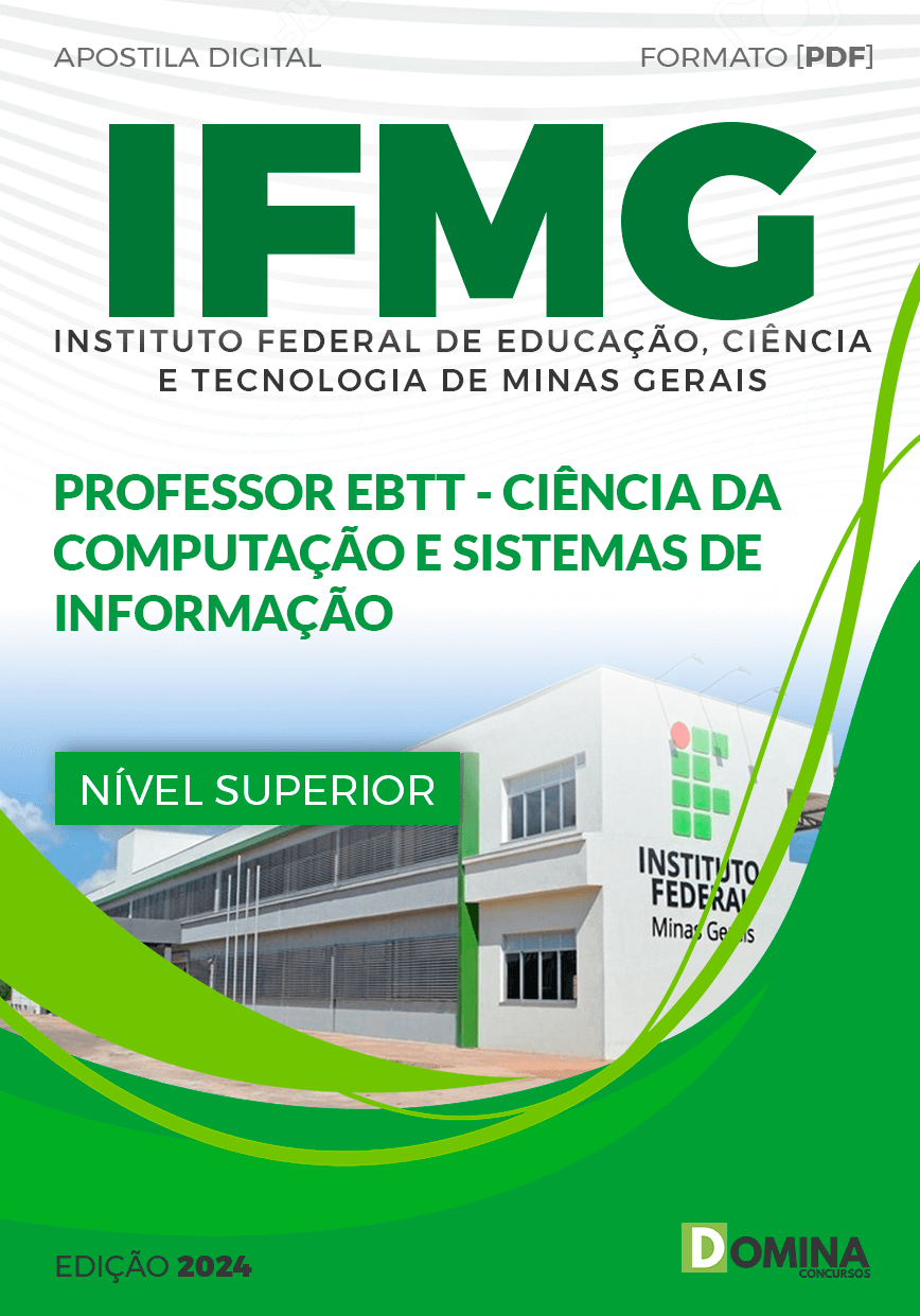 Apostila IFMG 2024 Professor EBTT Ciência Computação Sistemas Informação