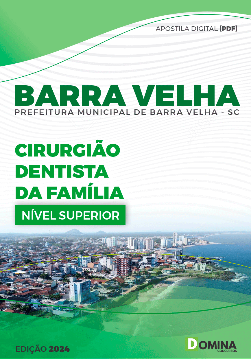 Apostila Barra Velha SC 2024 Cirurgião Dentista Da Família