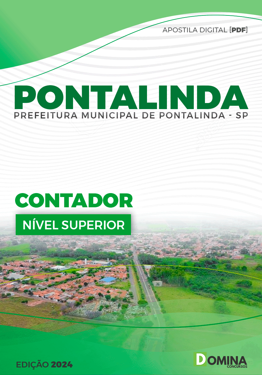 Apostila Contador Pontalinda SP 2024