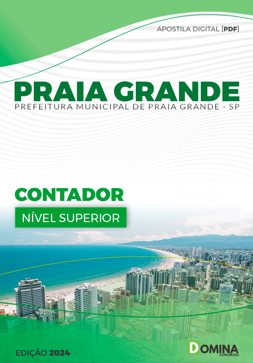 Apostila Contador Praia Grande SP 2024