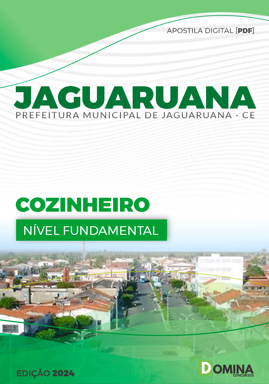 Apostila Cozinheiro Jaguaruana CE 2024