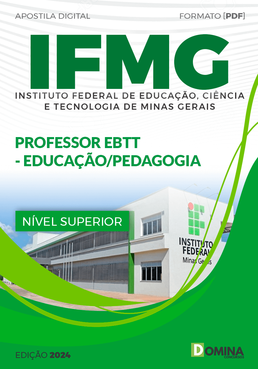 Apostila IFMG 2024 Professor EBTT Educação Pedagogia
