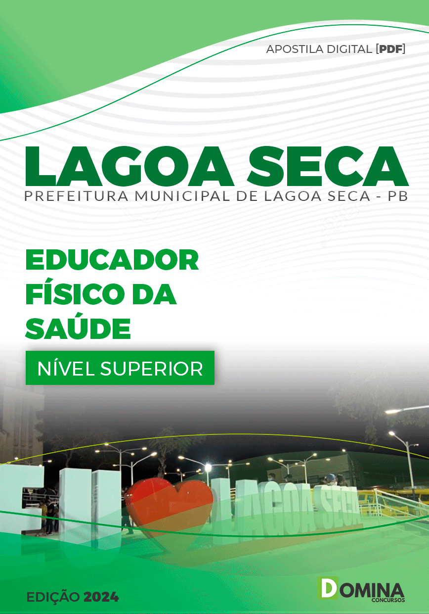 Apostila Lagoa Seca PB 2024 Educador Físico da Saúde