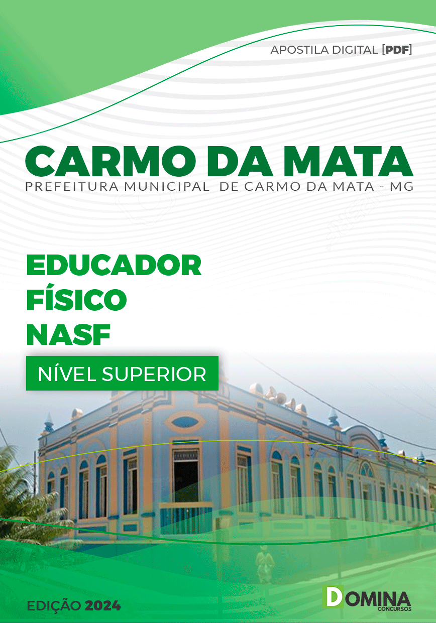 Apostila Carmo da Mata MG 2024 Educador Físico NASF