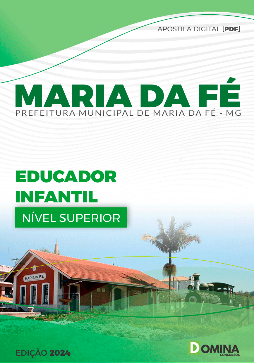 Apostila Prefeitura Maria da Fé MG 2024 Educador Infantil