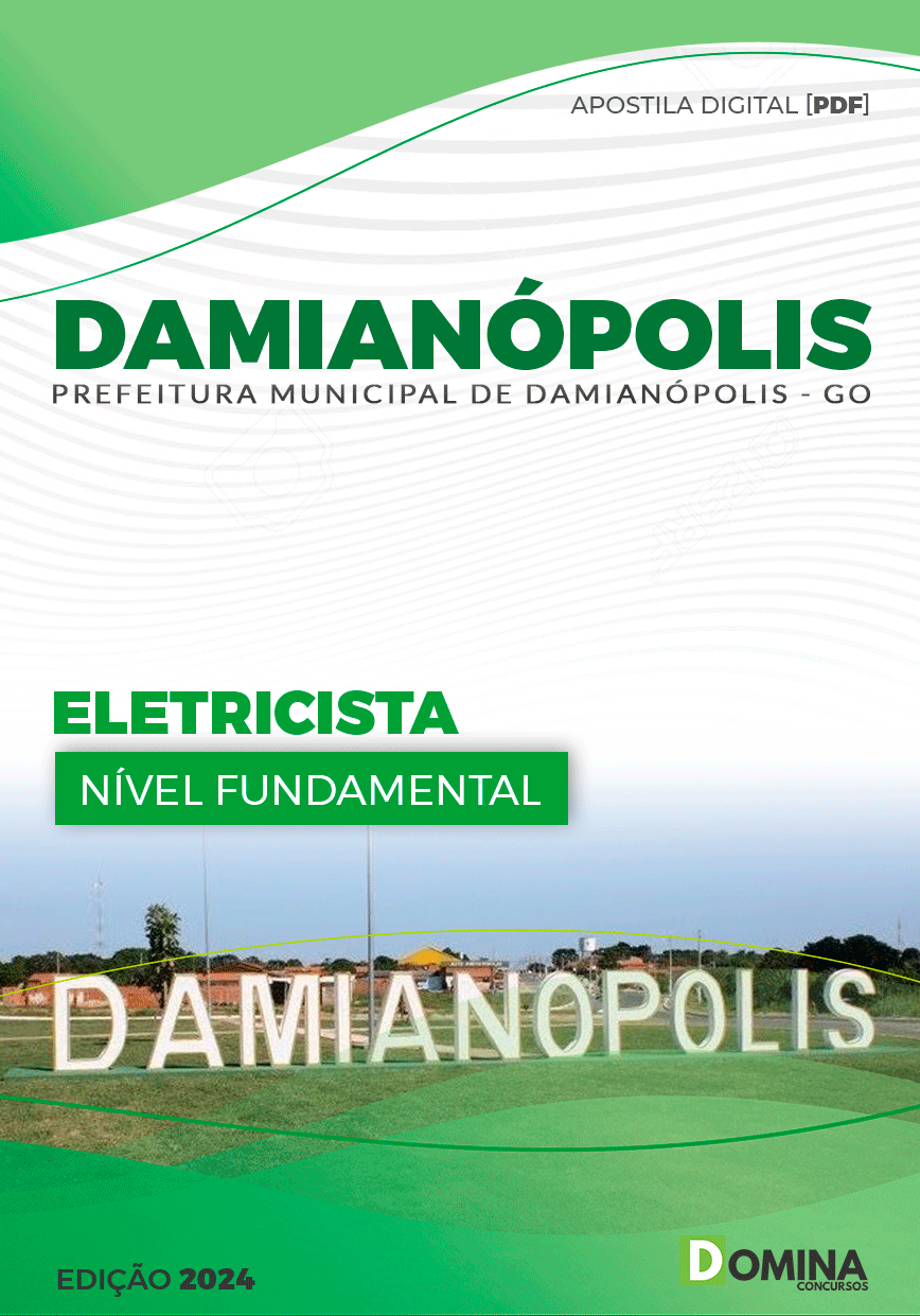 Apostila Prefeitura Damianópolis GO 2024 Eletricista