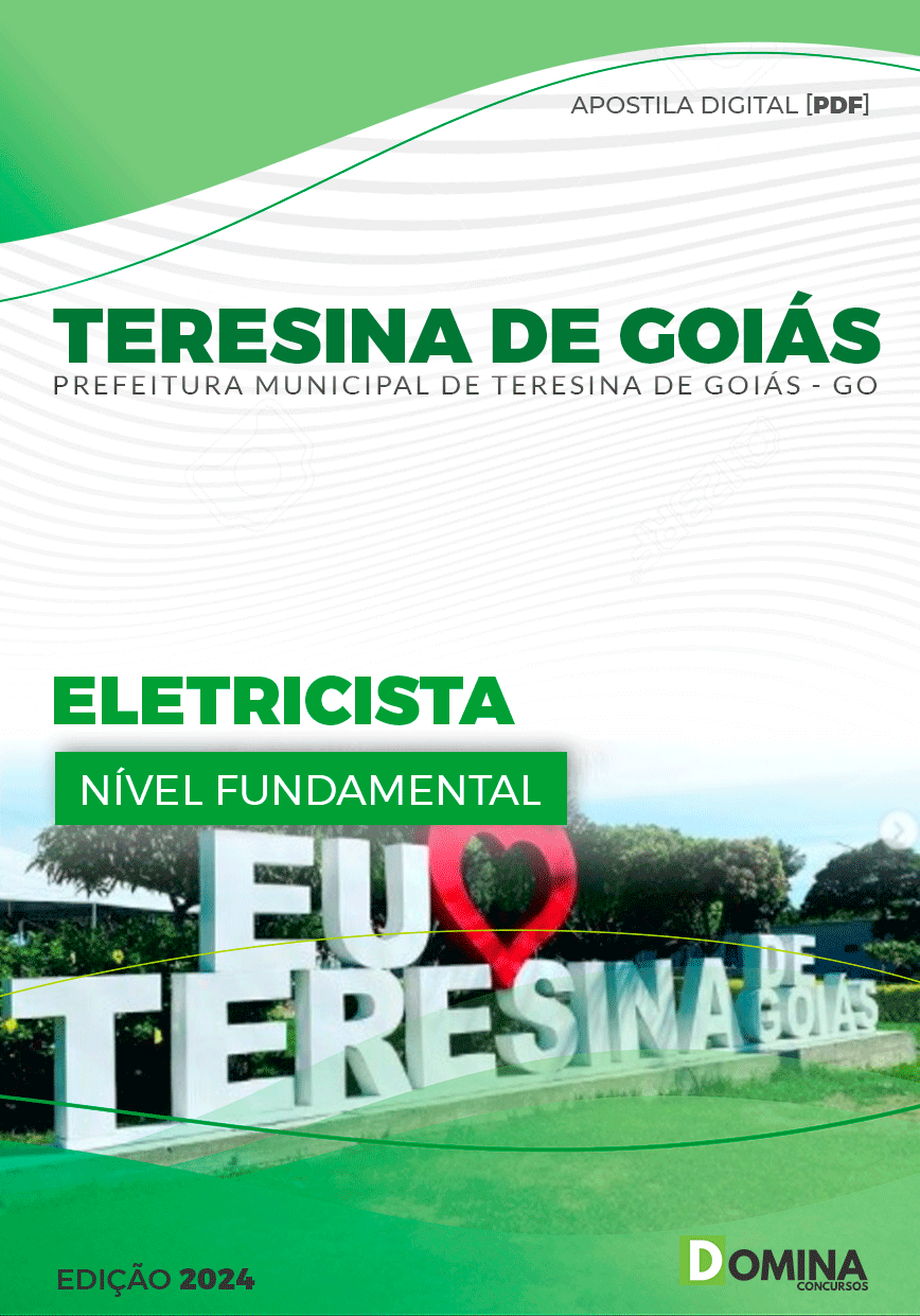 Apostila Eletricista Teresina de Goiás GO 2024