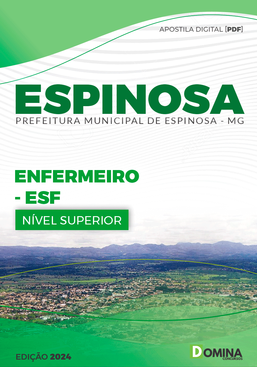 Apostila Prefeitura Espinosa MG 2024 Enfermeiro ESF