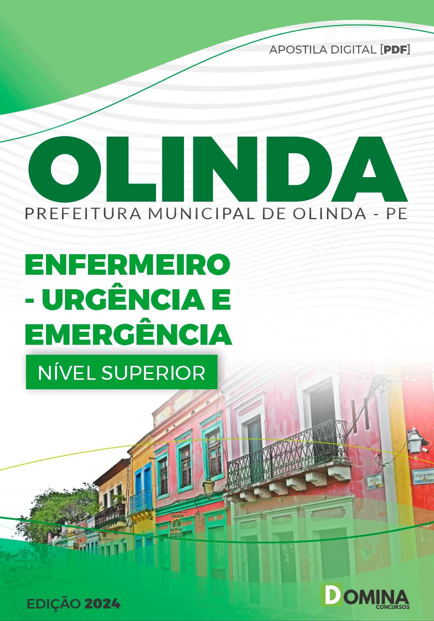 Apostila Olinda PE 2024 Enfermeiro Emergência