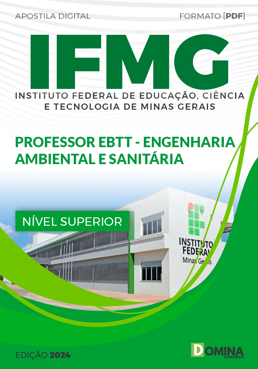 Apostila IFMG 2024 Professor EBTT Engenharia Ambiental e Sanitária
