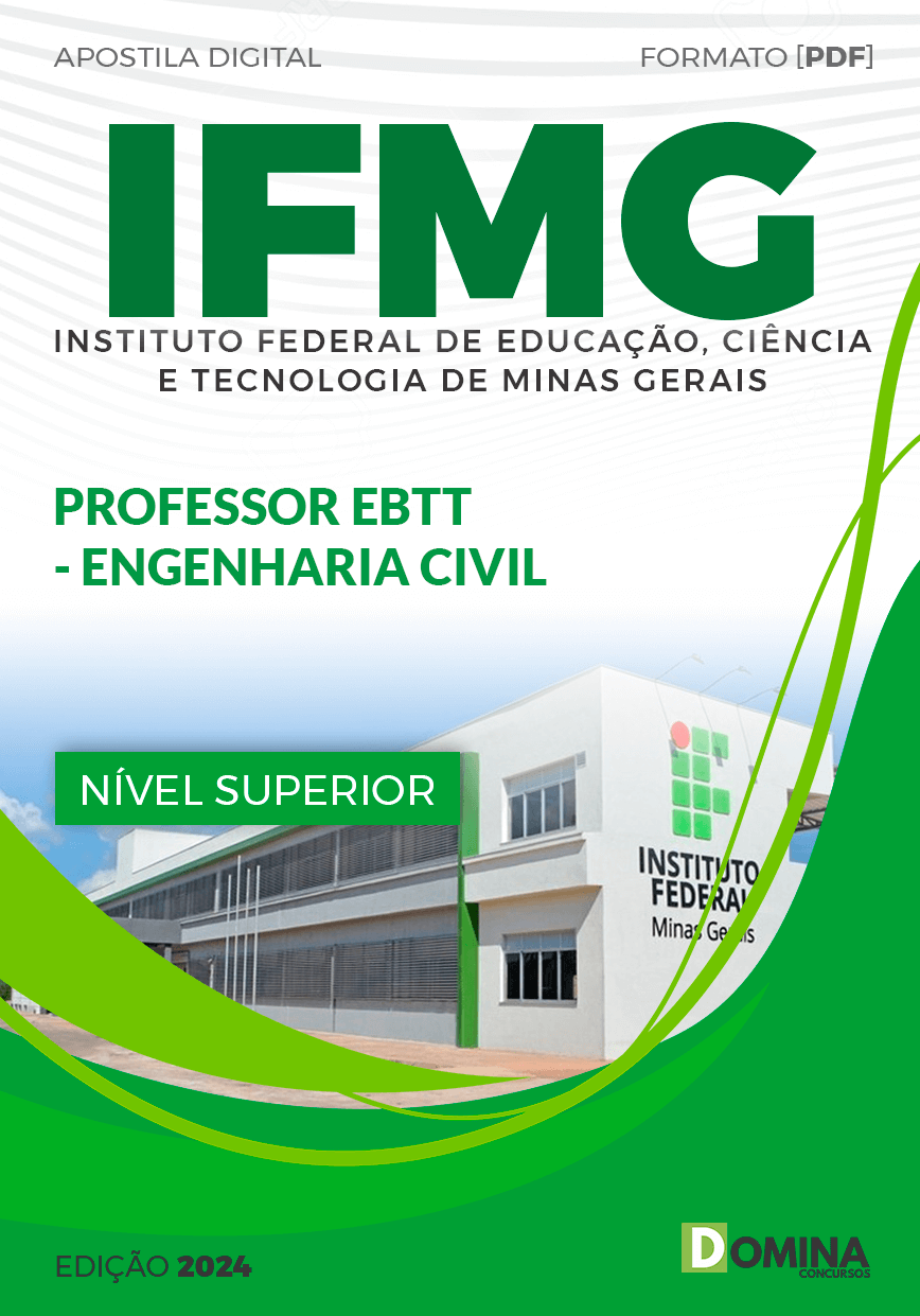 Apostila IFMG 2024 Professor EBTT Engenharia Civil