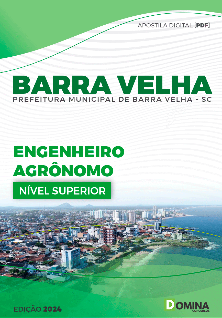 Apostila Barra Velha SC 2024 Engenheiro Agrônomo