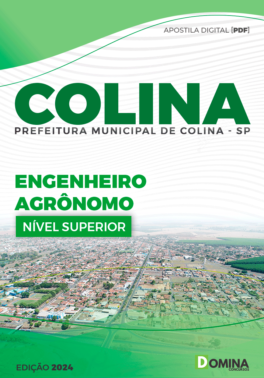 Apostila Prefeitura Colina SP 2024 Engenheiro Agrônomo