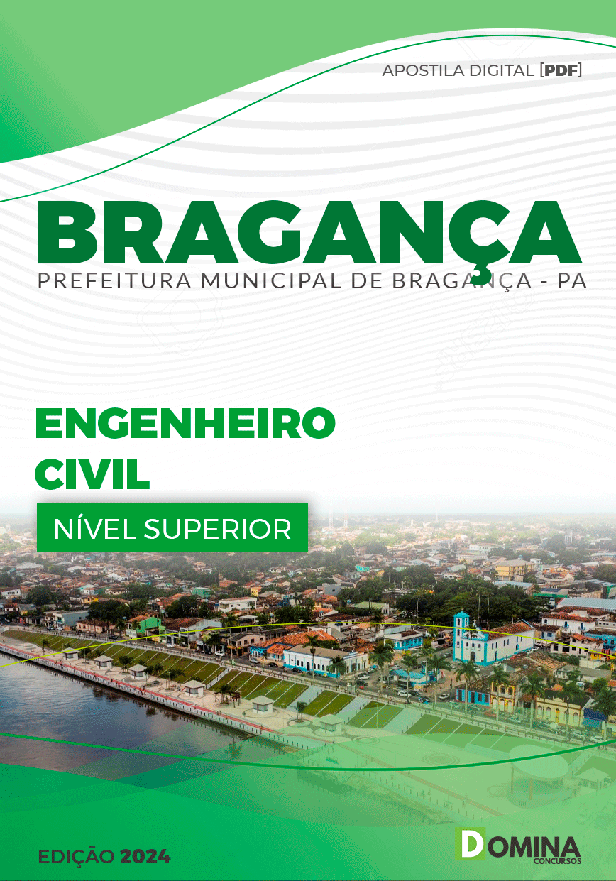 Apostila Prefeitura Bragança PA 2024 Engenheiro Civil