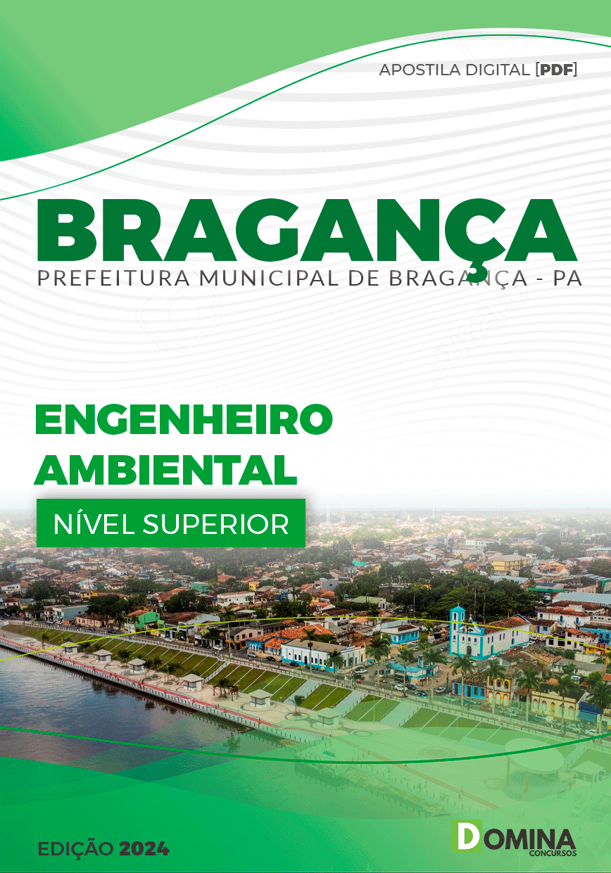 Apostila Prefeitura Bragança PA 2024 Engenheiro Ambiental