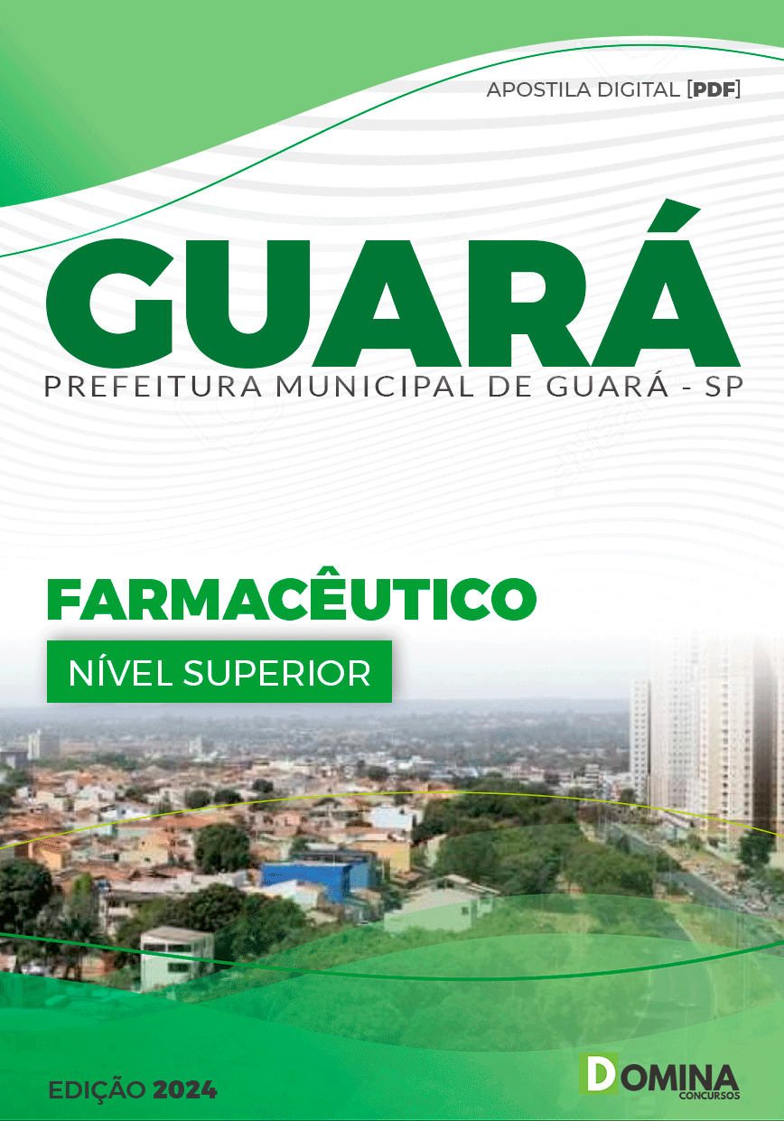 Apostila Guará SP 2024 Farmacêutico