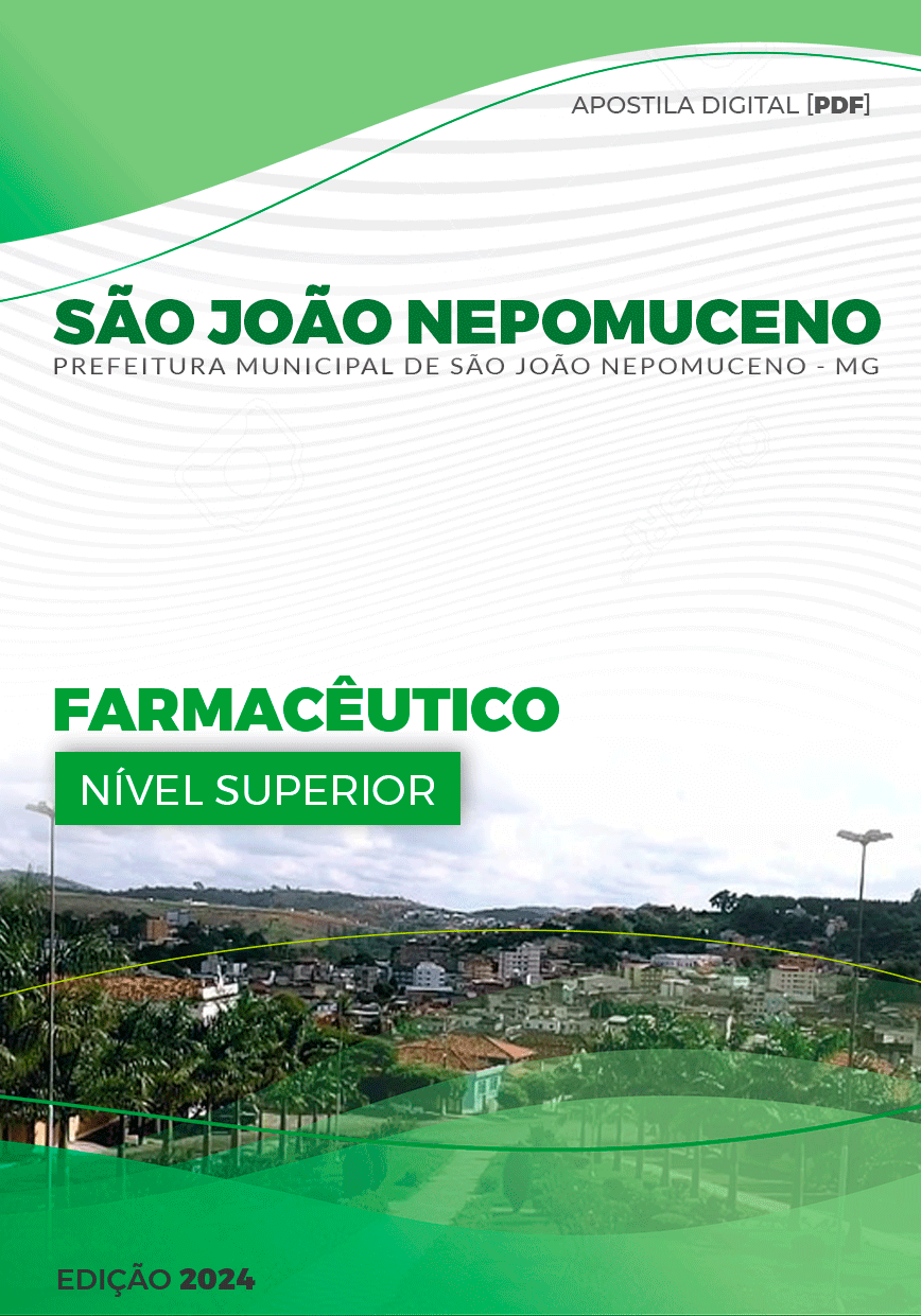 Apostila São João Nepomuceno MG 2024 Farmacêutico