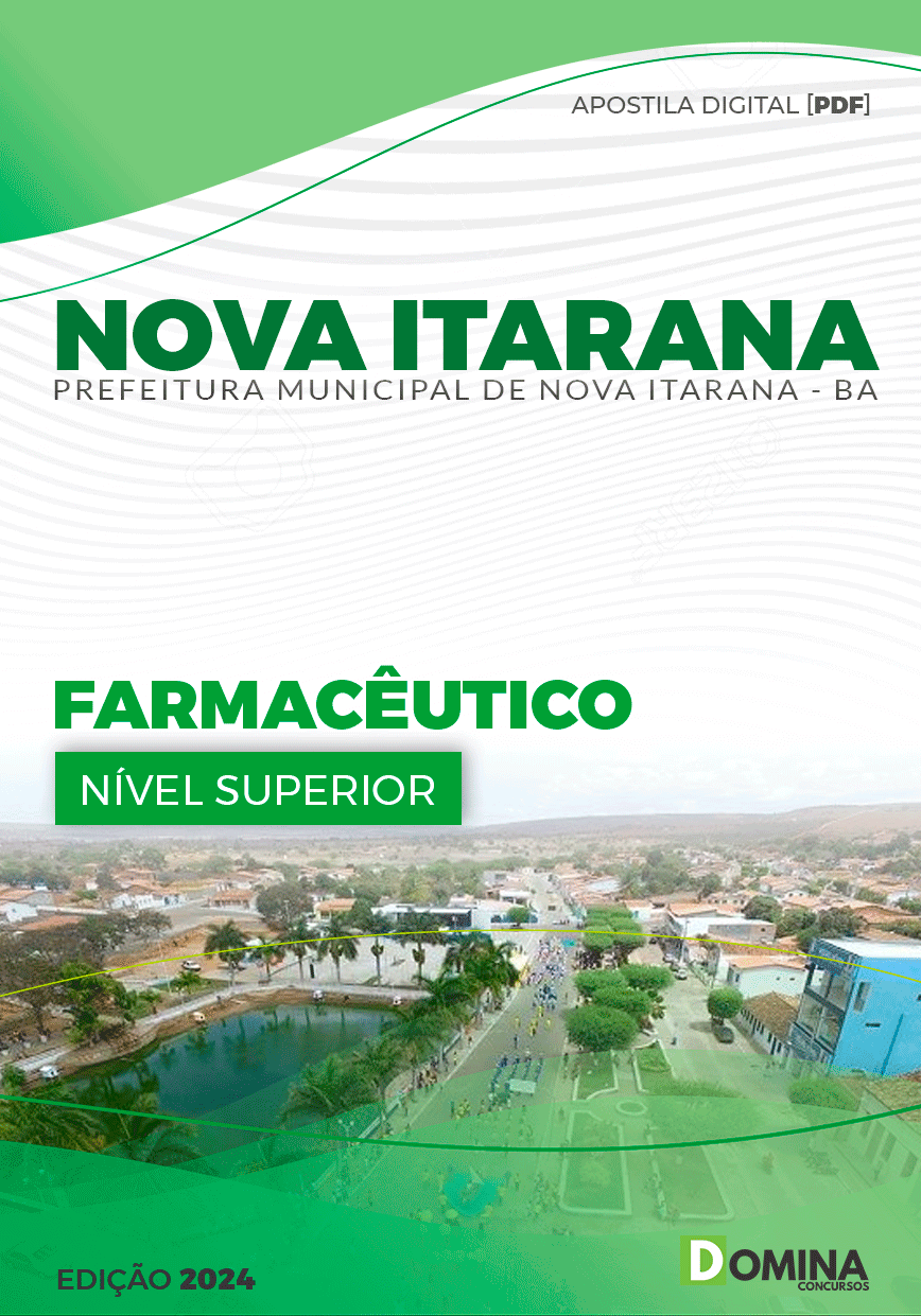 Apostila Farmacêutico Nova Itarana BA 2024