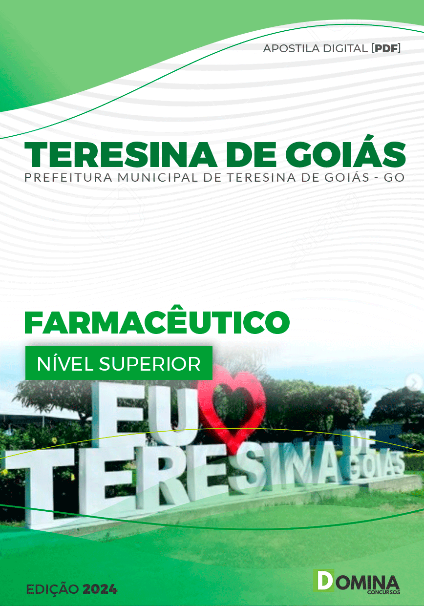 Apostila Farmacêutico Teresina de Goiás GO 2024