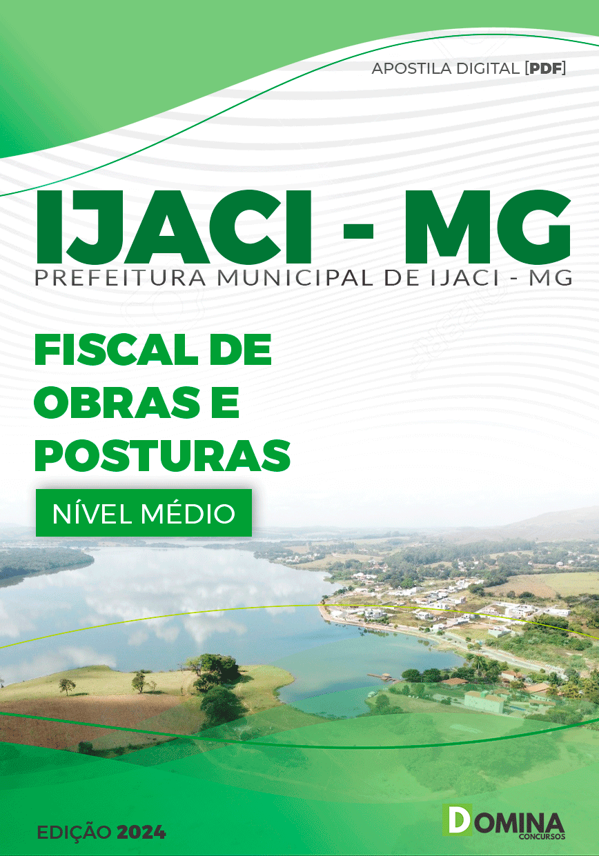 Apostila Ijaci MG 2024 Fiscal De Obras E Posturas