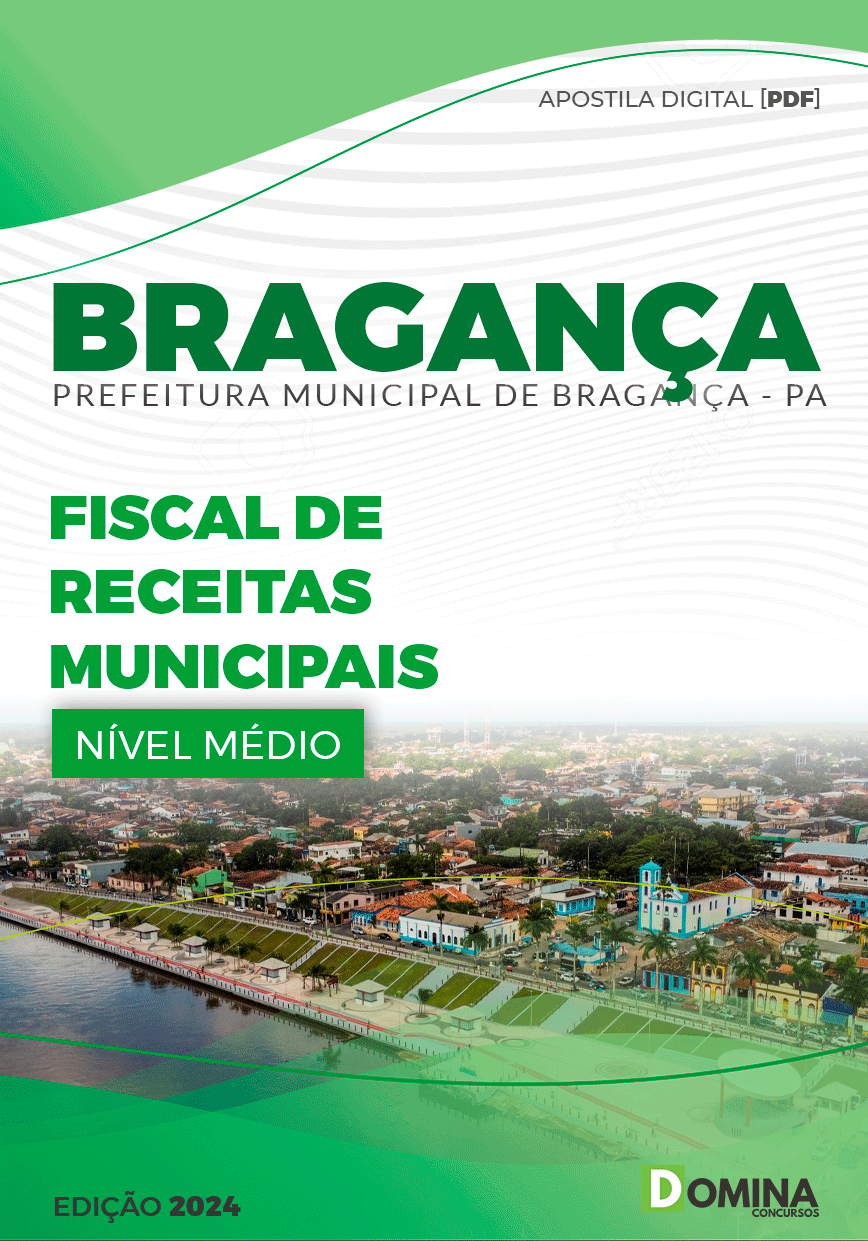 Apostila Prefeitura Bragança PA 2024 Fiscal De Receitas Municipais