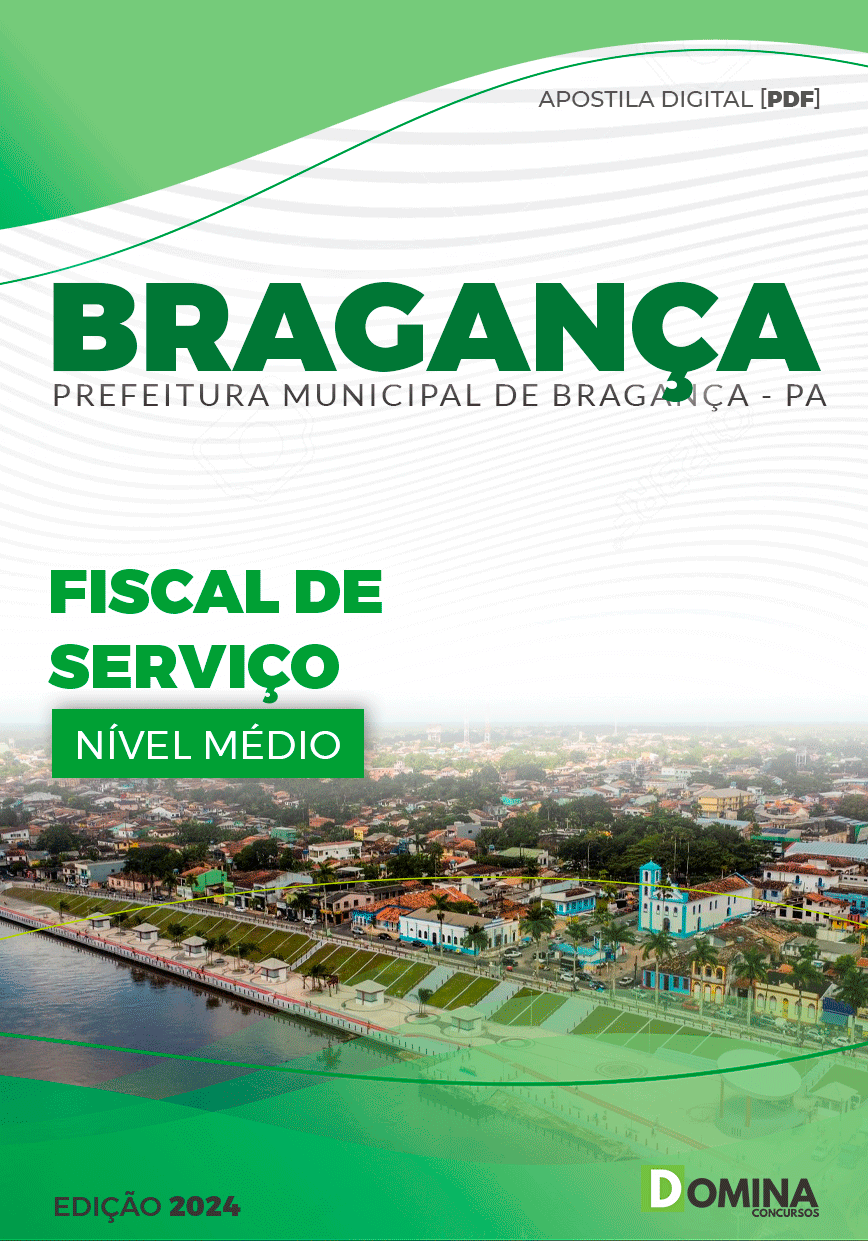 Apostila Prefeitura Bragança PA 2024 Fiscal De Serviço