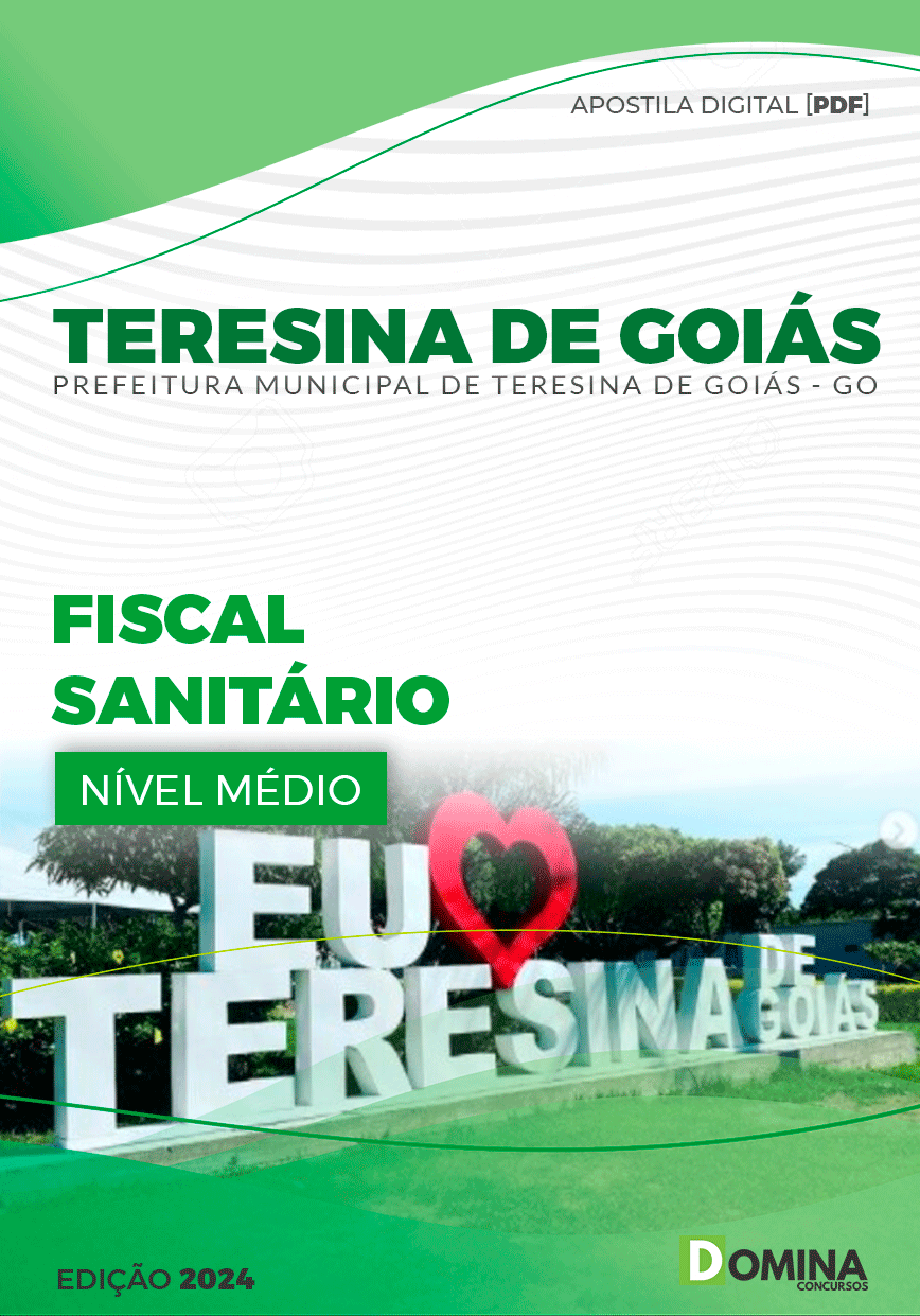 Apostila Fiscal Sanitário Teresina de Goiás GO 2024