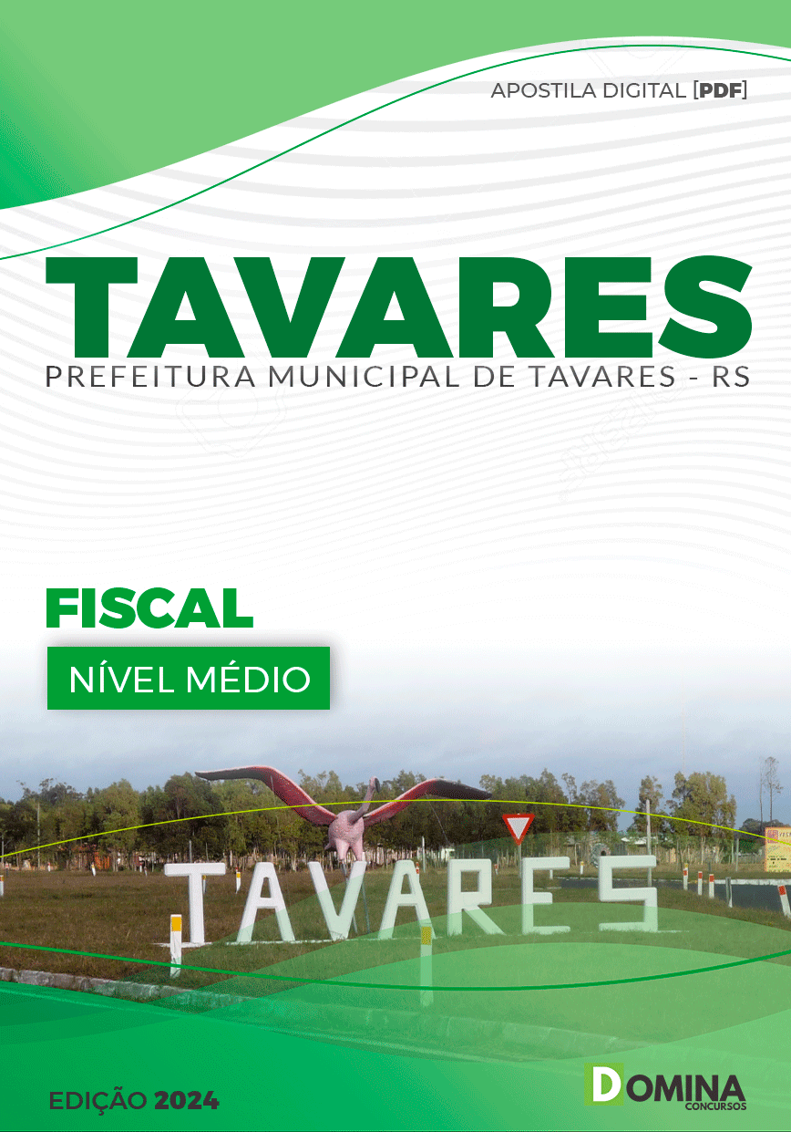 Apostila Prefeitura Tavares RS 2024 Fiscal