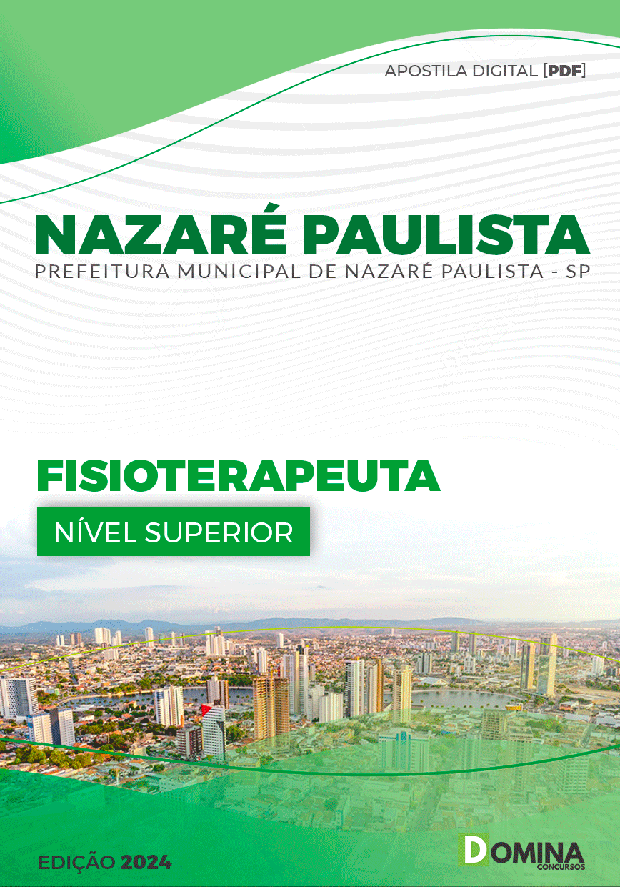 Apostila Fisioterapeuta Nazaré Paulista SP 2024