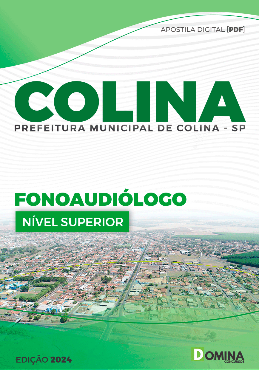 Apostila Prefeitura Colina SP 2024 Fonoaudiólogo