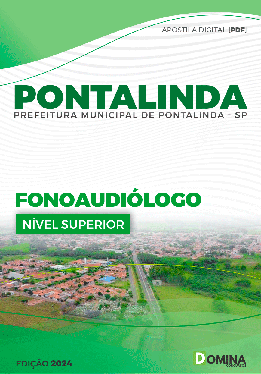 Apostila Fonoaudiólogo Pontalinda SP 2024