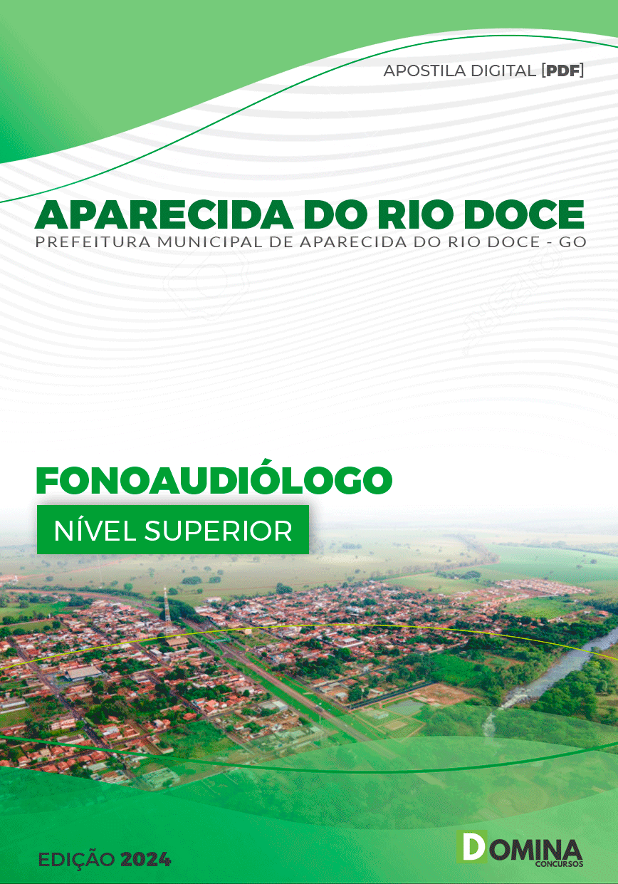 Apostila Aparecida do Rio Doce GO 2024 Fonoaudiólogo