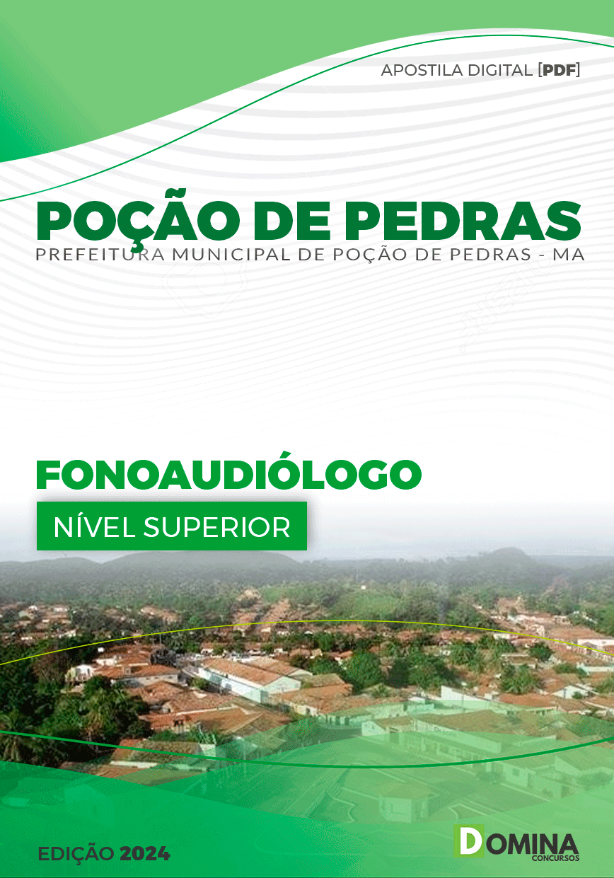 Apostila Fonoaudiólogo Poção de Pedras MA 2024