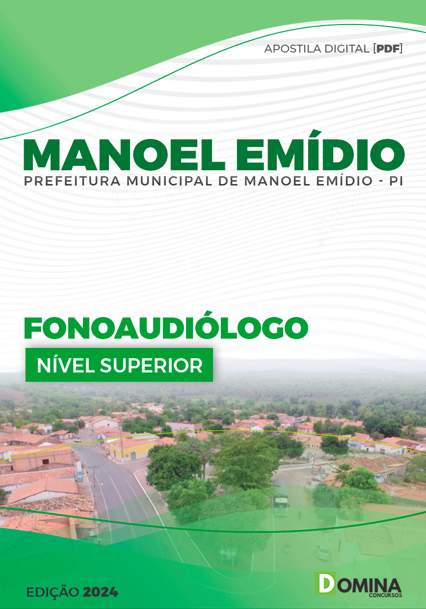 Apostila Manoel Emídio PI 2024 Fonoaudiólogo